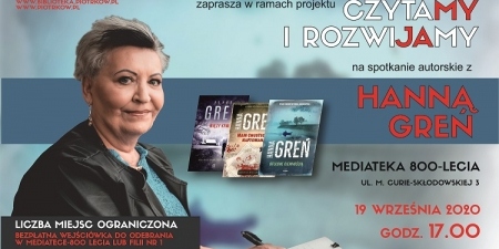 Spotkanie autorskie z Hanną Greń