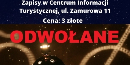Seans astronomiczny odwołany